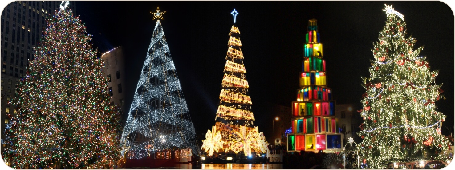 V každom kúte sveta sa zdobia rôzné vianočné stromčeky